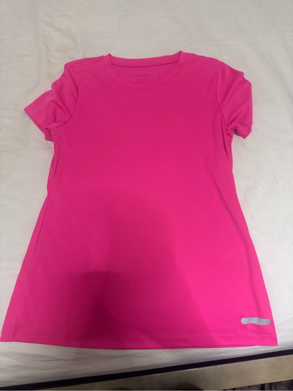 Women's Short Sleeve Active Tee in Bright Pink